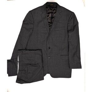 Brooks Brothers Regent Suit Men's 42R 100% Wool Pants W38/L29 Gray Fabric Italy